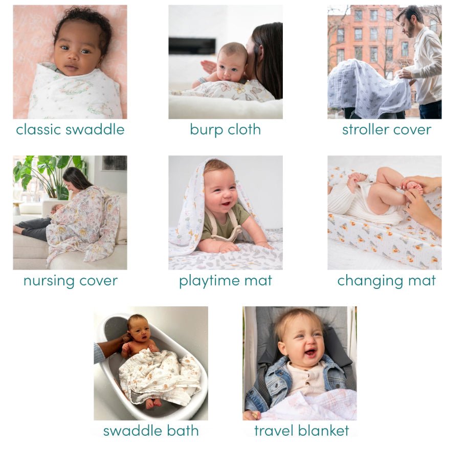 aden-anais-swaddle-mussola-cotone-organico-2-pezzi-bow-atelier image 7