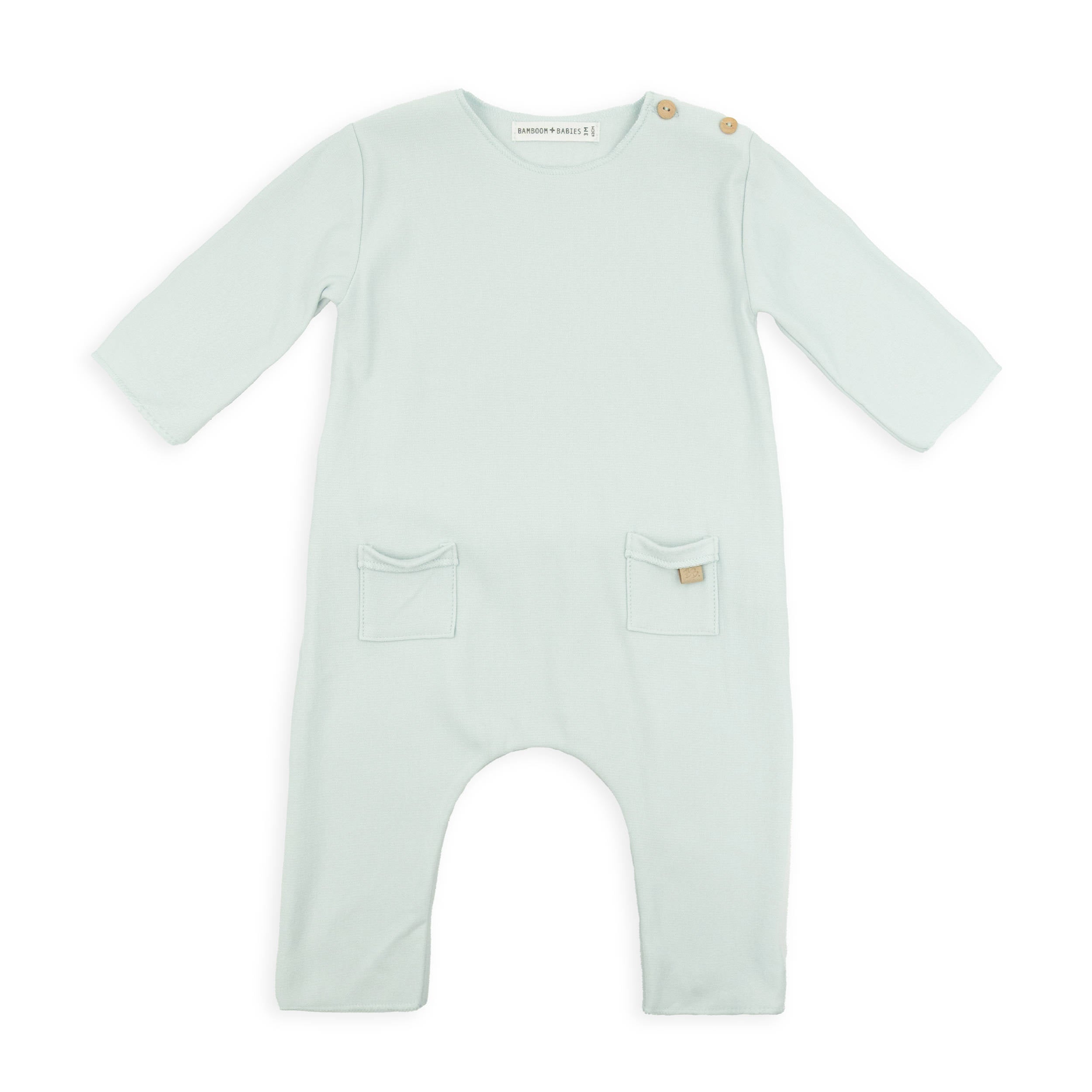bamboom-tutina-pure-sky-grey-352-con-piedini-e-bottoncini-in-legno image 1
