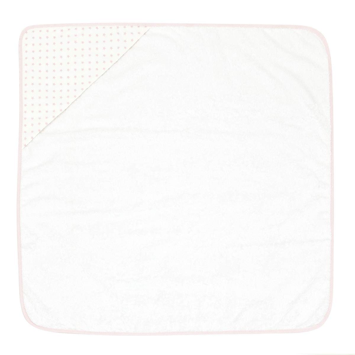 cambrass-35038-accappatoio-neonato-80x80-cm-rosa-star-in-tencel image 2