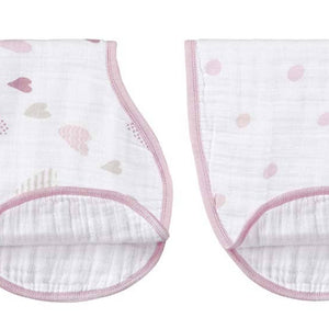 aden-anais-heart-breaker-classic-burpy-bib-2pz-bavaglio-e-ruttino-mussola image 2