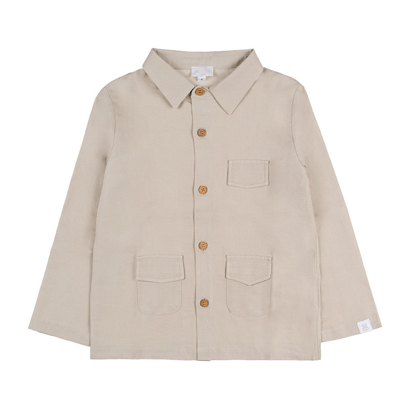nanan-giacca-camicia-bimba-con-abbottonatura-e-tasche image 1