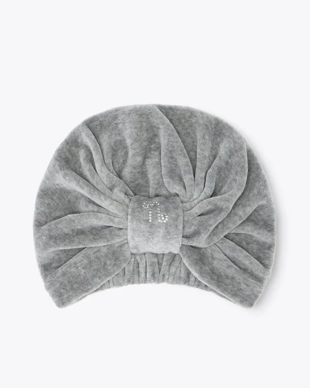 nanan-turbante-grigio-in-ciniglia-con-strass-neonata image 1