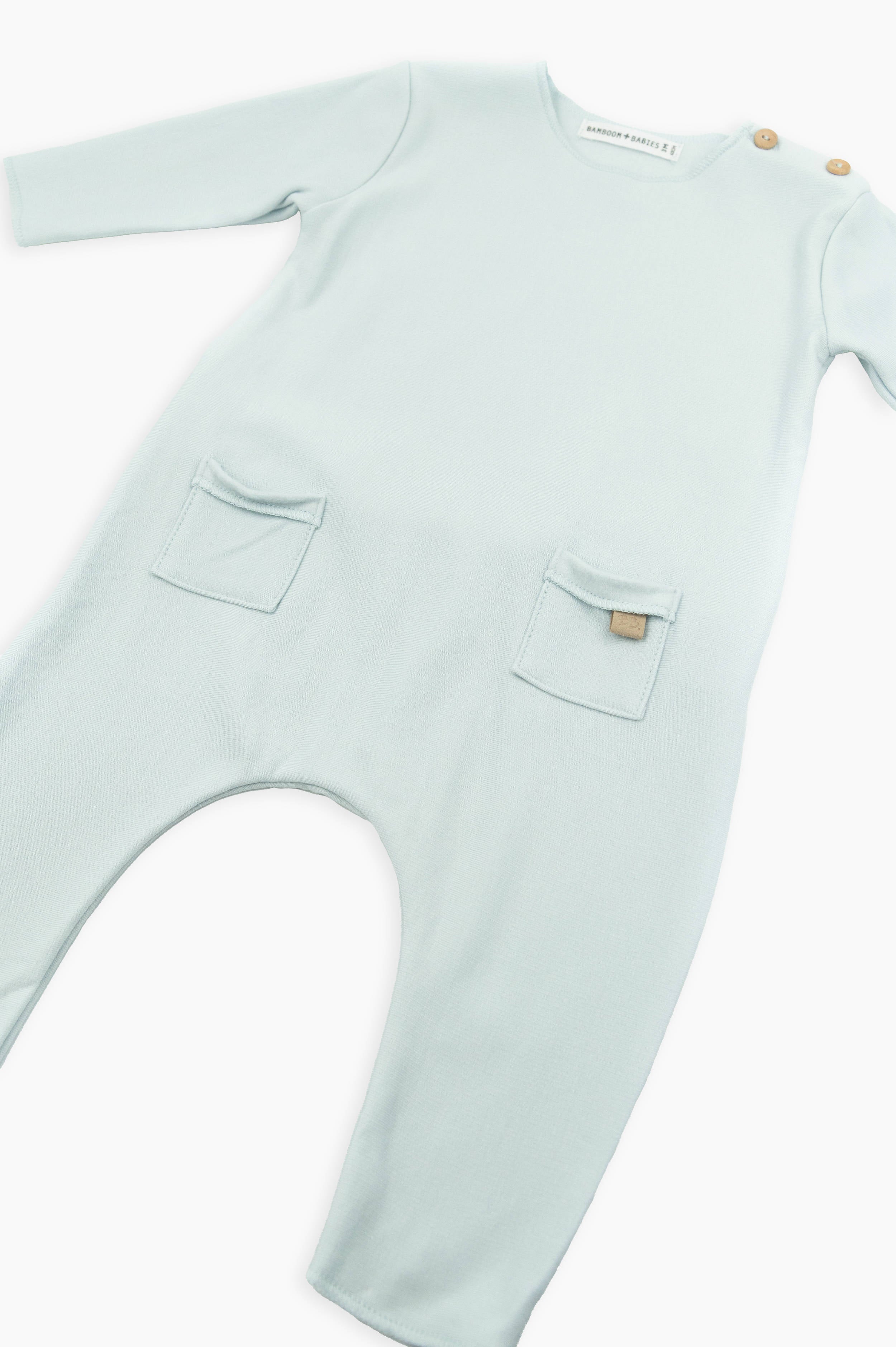 bamboom-tutina-pure-sky-grey-352-con-piedini-e-bottoncini-in-legno image 2