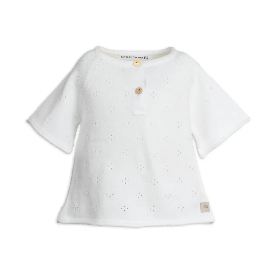 bamboom-maglia-a-line-bimba-maglia-bambina-warm-white-128 image 1