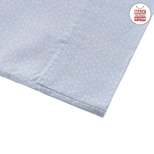 cambrass-set-3-pezzi-lenzuola-carrozzina-80x120-cm-sky-blue-cotone image 7
