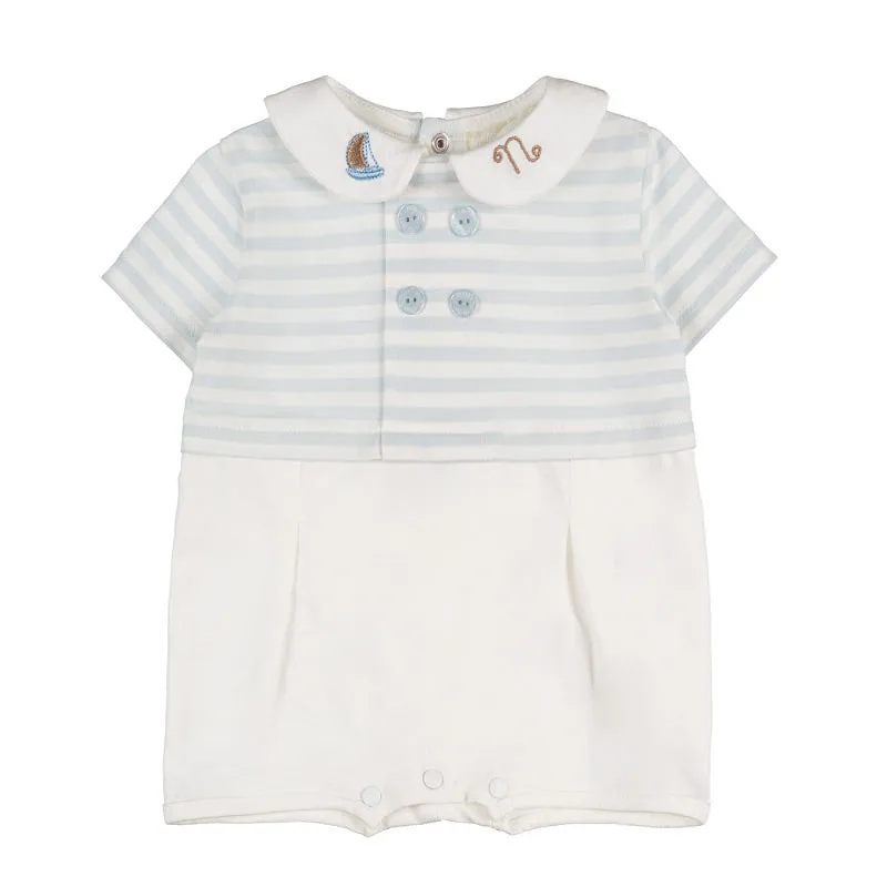 nanan-pagliaccetto-azzurro-a-righe-in-cotone image 1