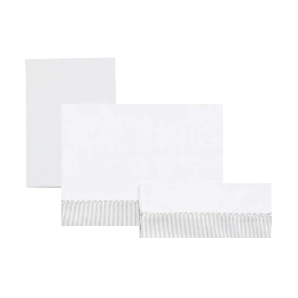 cambrass-set-lenzuola-lettino-3-pz-120x180-cm-grigio-cotone-egiziano image 1