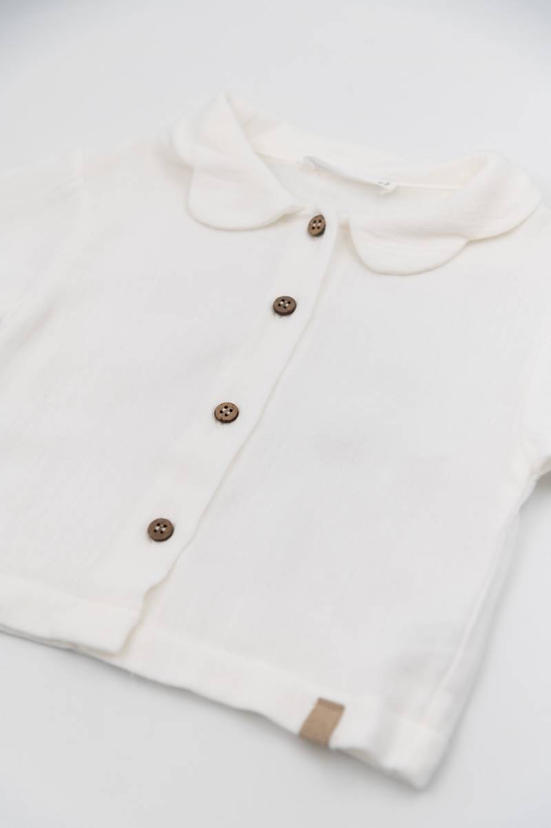 bamboom-camicia-collo-a-fiore-bimba-offwhite-111 image 3