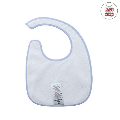 bavaglino-quadrato-con-velcro-cambrass-pio-pio-azzurro-20x26-cm image 8