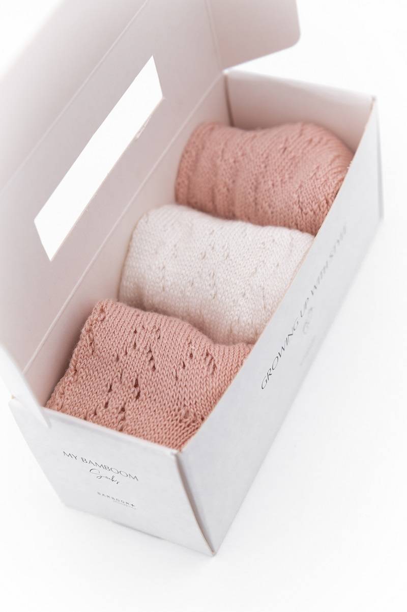bamboom-calze-traforate-bimba-3pc-gift-box-rosa-04 image 3