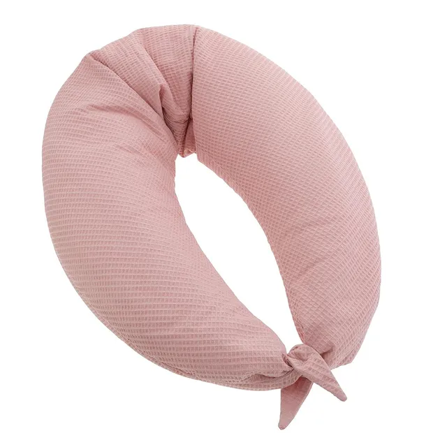 cambrass-luna-cuscino-allattamento-e-gravidanza-80x185x16-cm-forest-rosa image 1