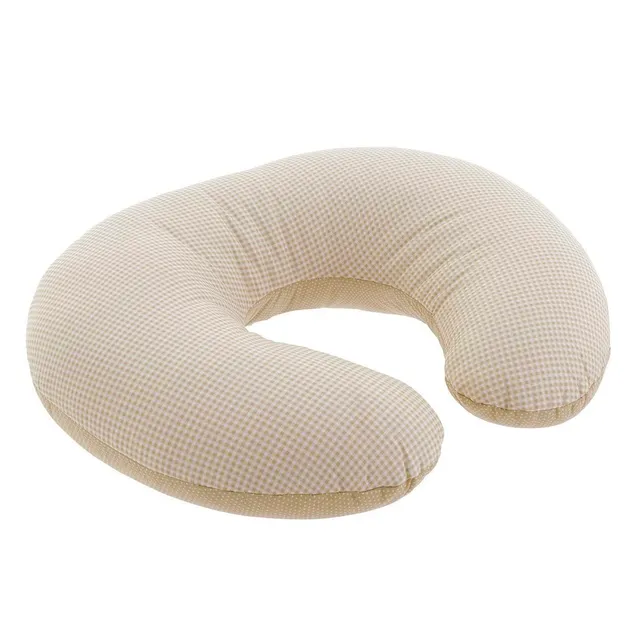cambrass-cuscino-allattamento-piccolo-53x45x10-cm-vichy-beige image 1