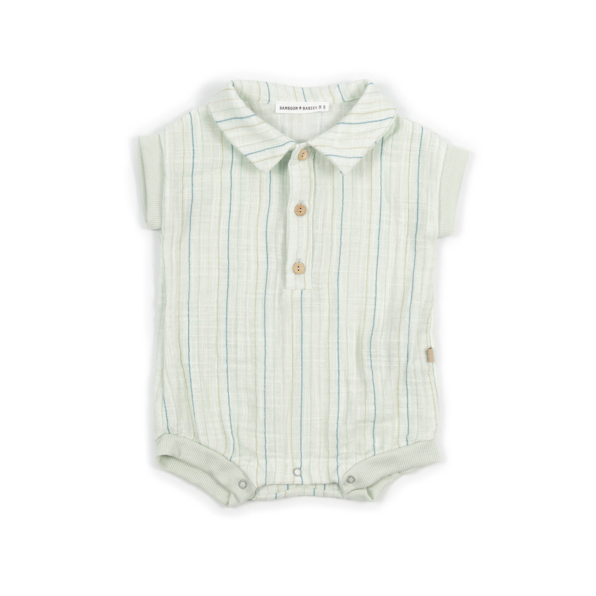 bamboom-pagliaccetto-polo-stripe-acqua-271 image 1