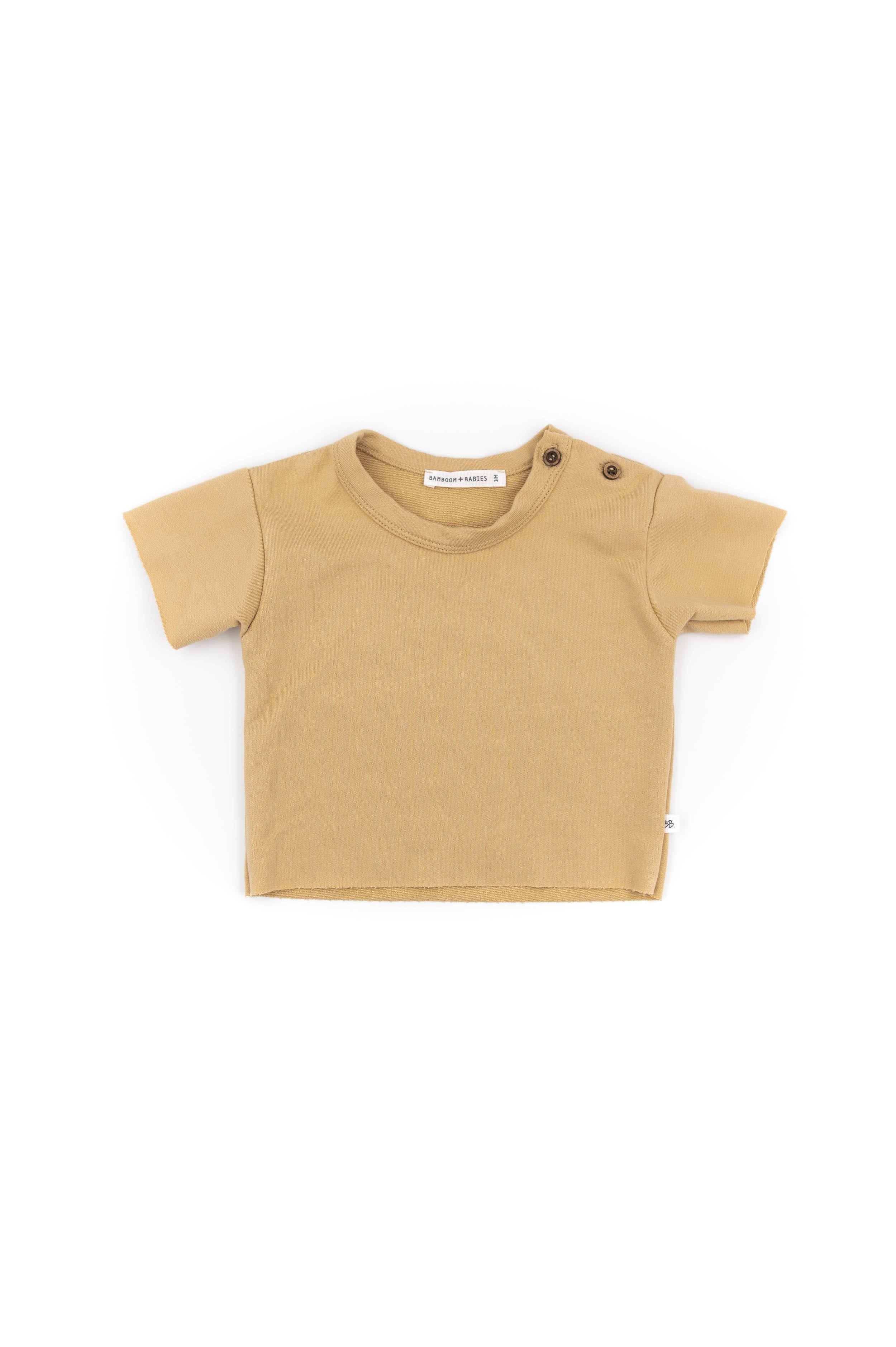 bamboom-shirt-jogging-maniche-corte-cammello-212-bimbo image 1