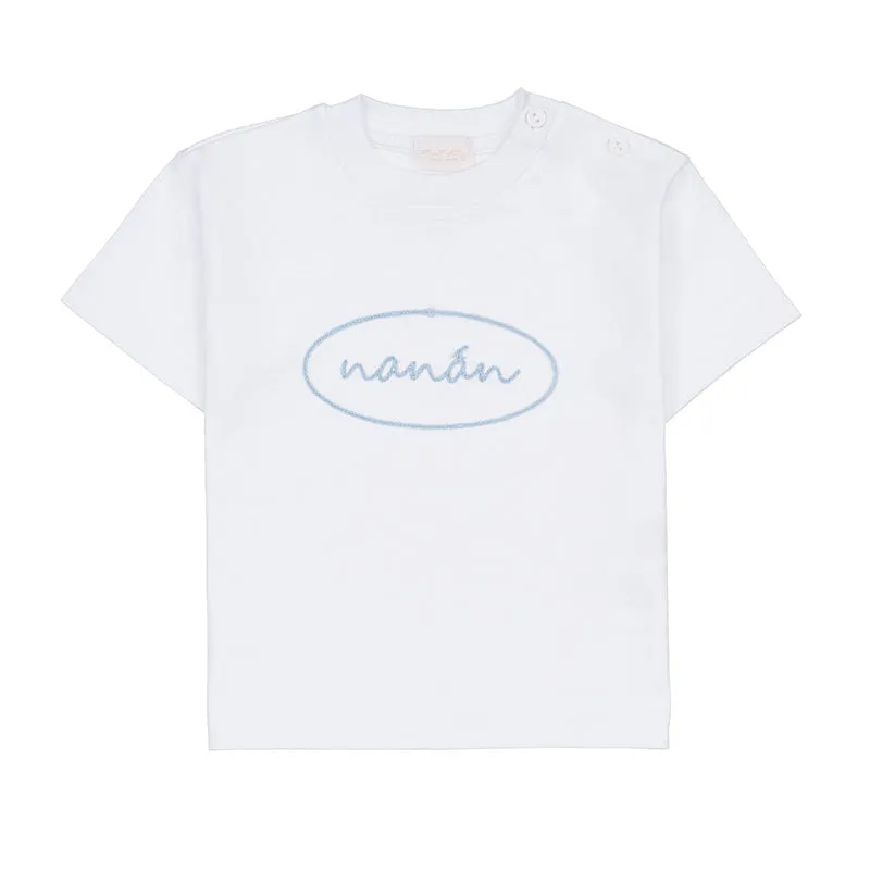 nanan-t-shirt-con-scritta-nanan-e-bottoncini-neonato image 1
