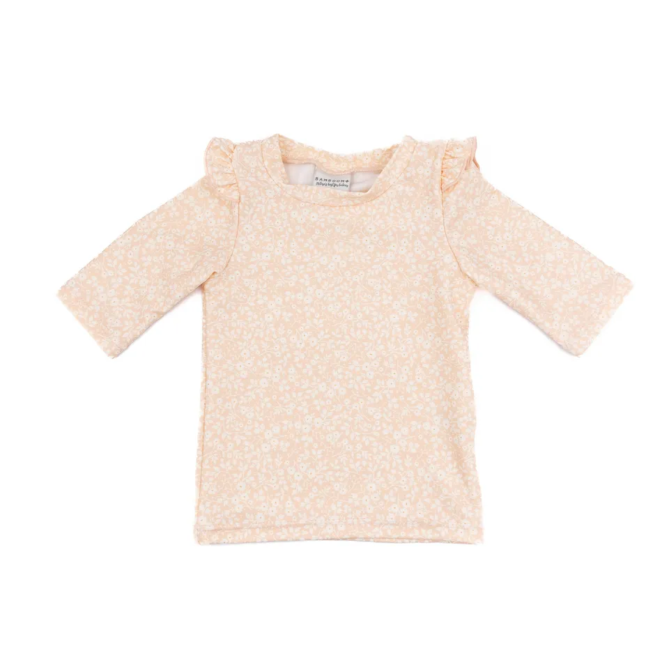 bamboom-t-shirt-mare-bimba-maniche-3-4-uv50-flower-pink-243 image 1