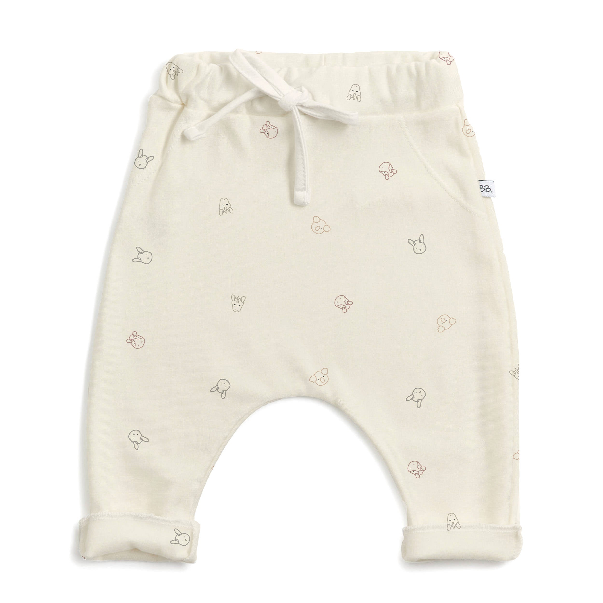 bamboom-pantaloncino-neonato-pure-animal-friends-236 image 1