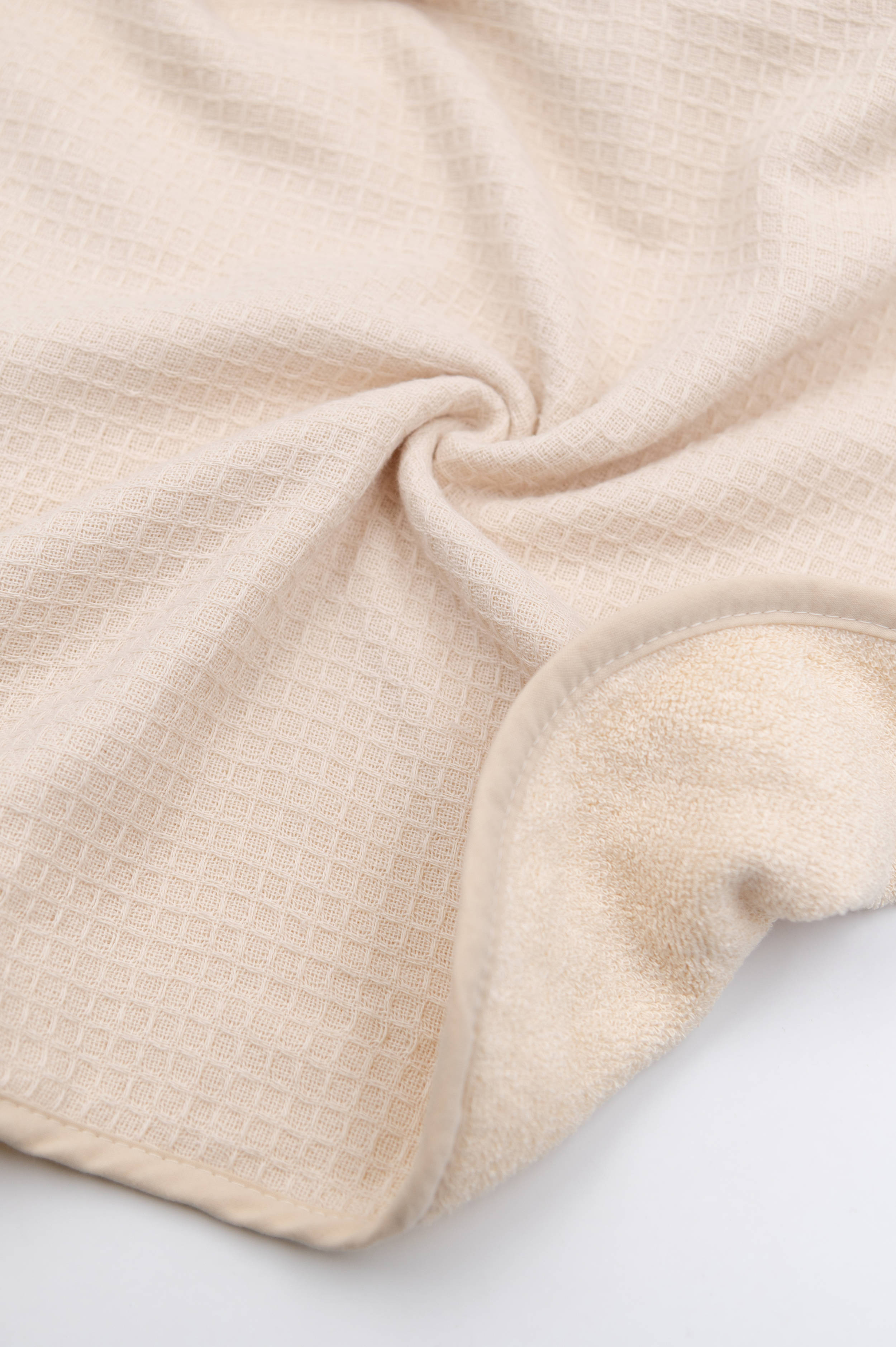 bamboom-poncho-waffle-con-cappuccio-warm-white-345 image 5