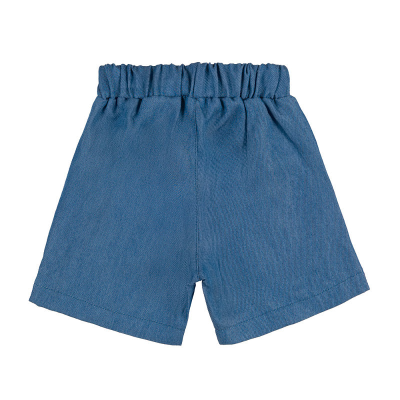 nanan-shorts-in-denim-blu-con-coulisse image 2