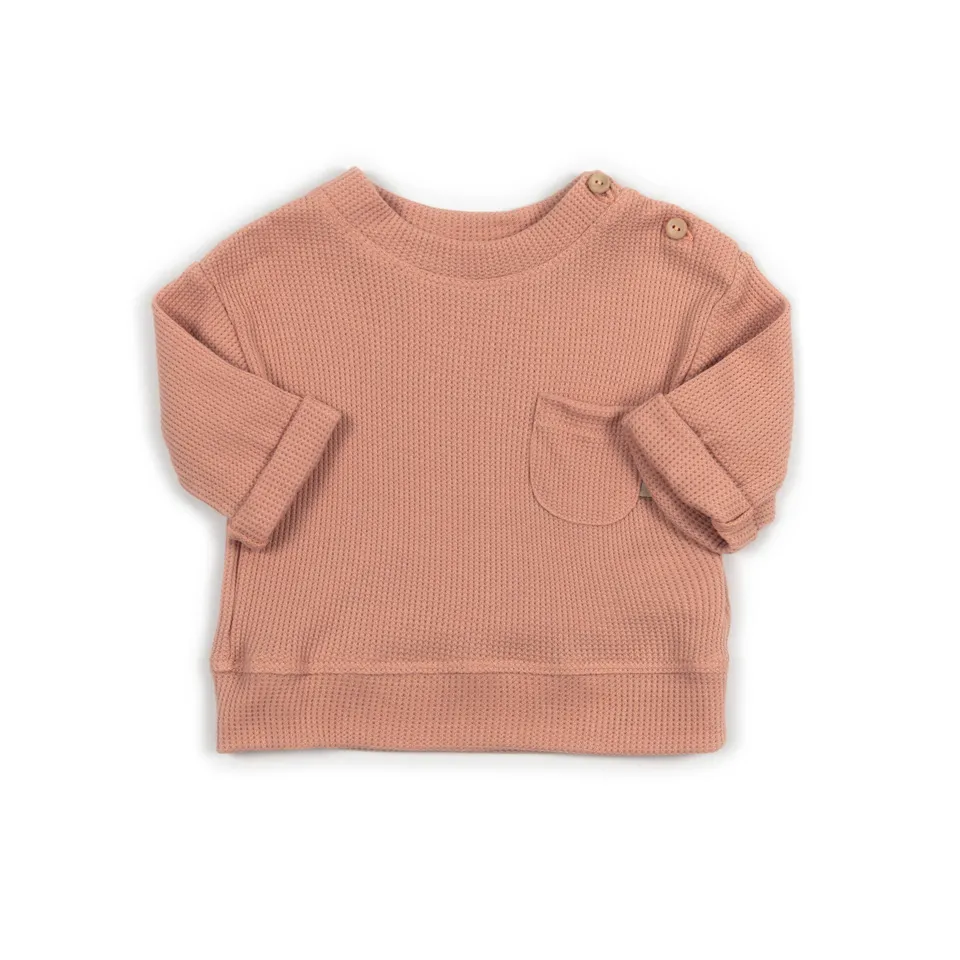 bamboom-maglia-bimbo-coral-276-jersey-waffle image 1