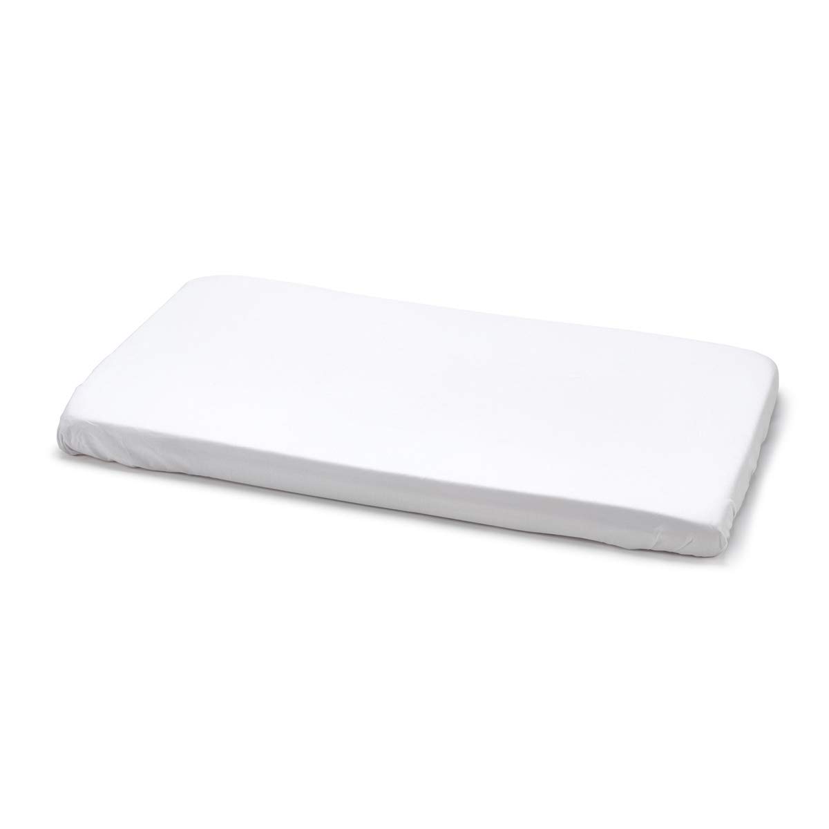 cambrass-lenzuolo-sotto-cotone-egitto-per-lettino-50x82-cm-bianco image 1