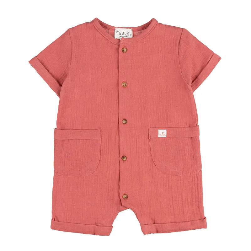 nanan-pagliaccetto-rosa-magenta-aperto-davanti-garza-cotone image 1