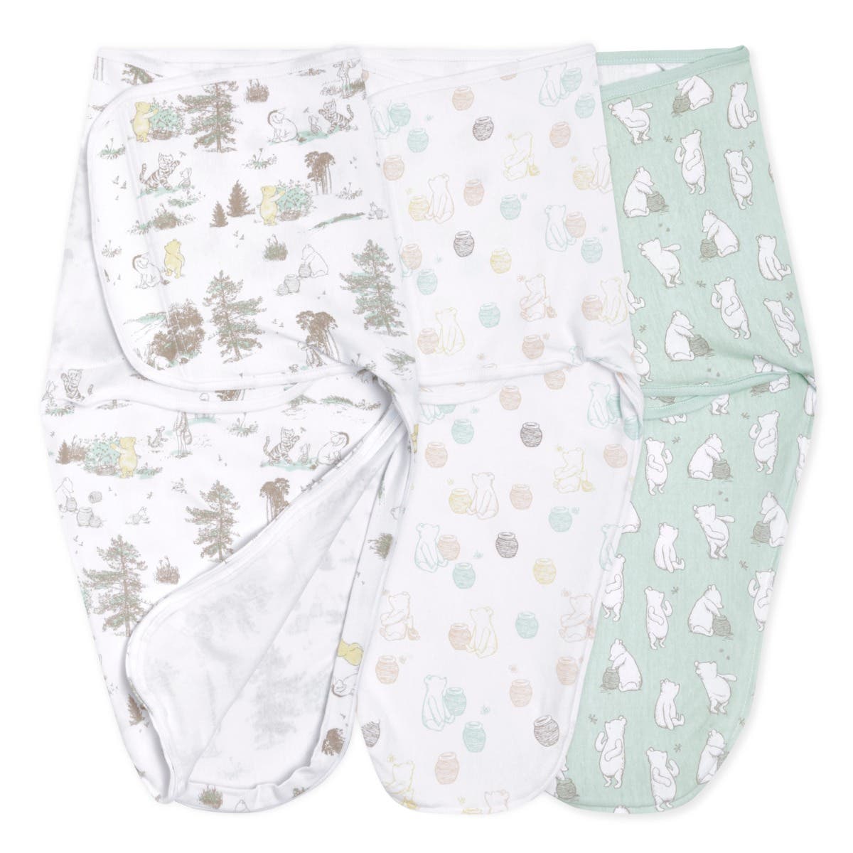 aden-anais-winnie-the-pooh-easy-swaddle-cotone-0-3m image 2