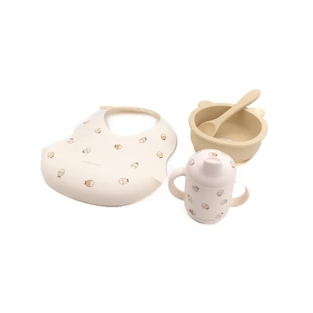 bamboom-first-meal-set-fishes-242-set-pappa-in-silicone image 1