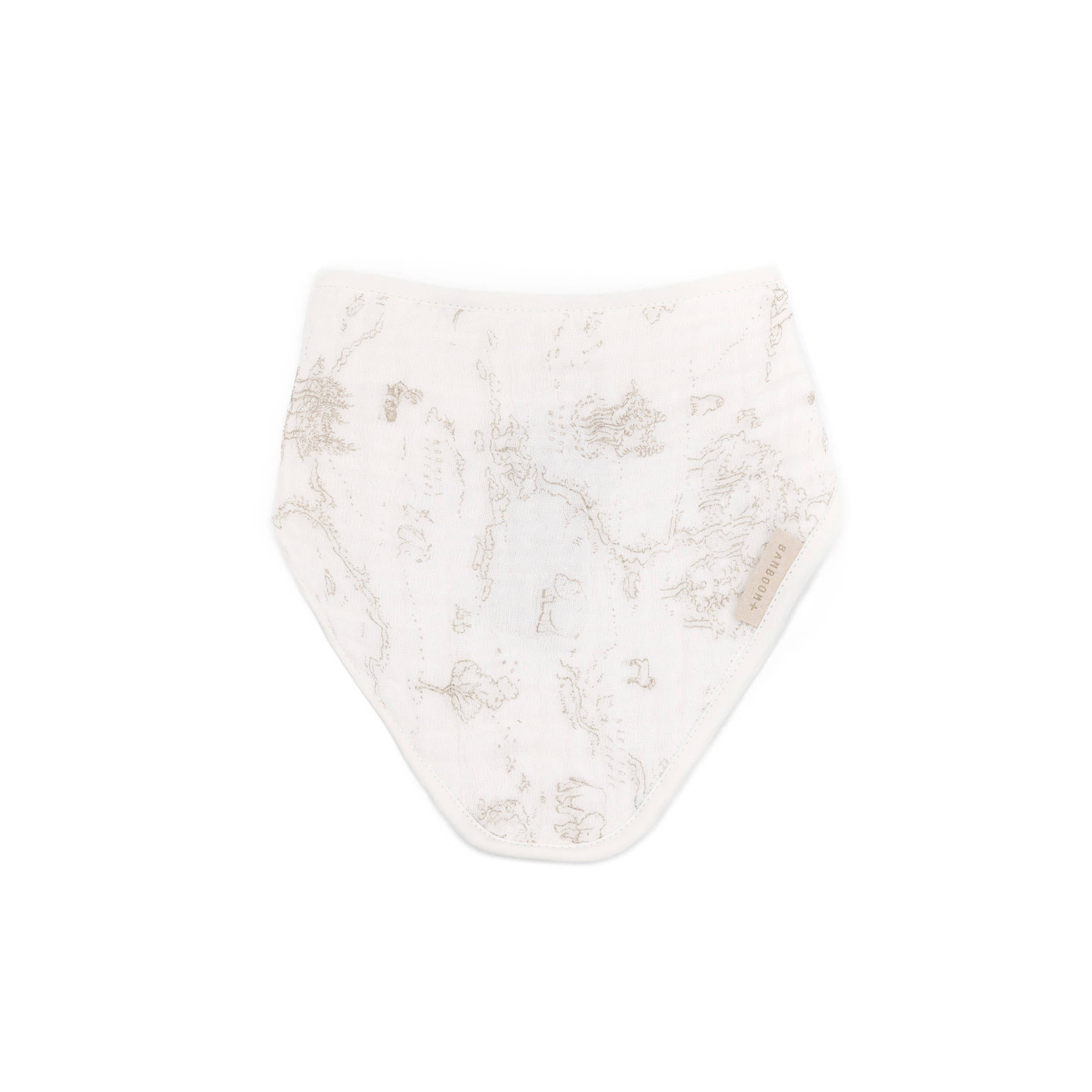 bamboom-bavaglino-triangolare-mussola-nuvola-boomy-s-world-oyster-grey-119 image 1