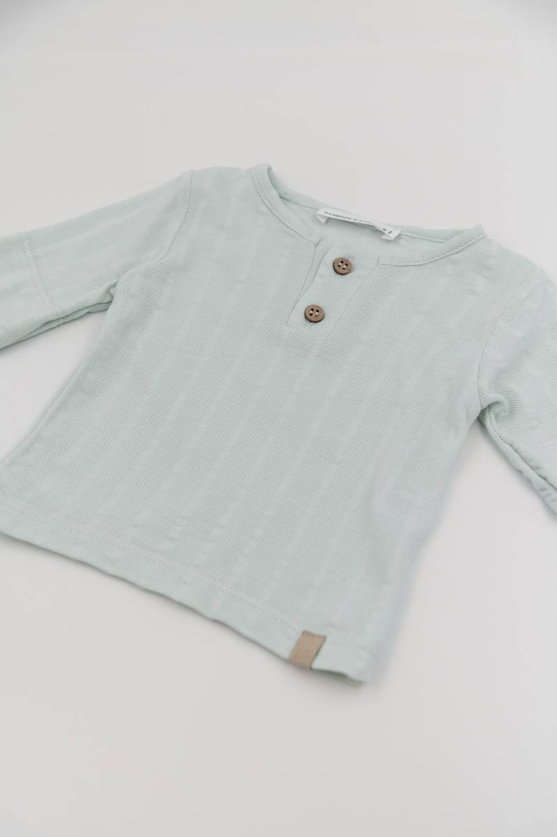 bamboom-t-shirt-a-maniche-corte-apertura-polo-blu-blush-125 image 3
