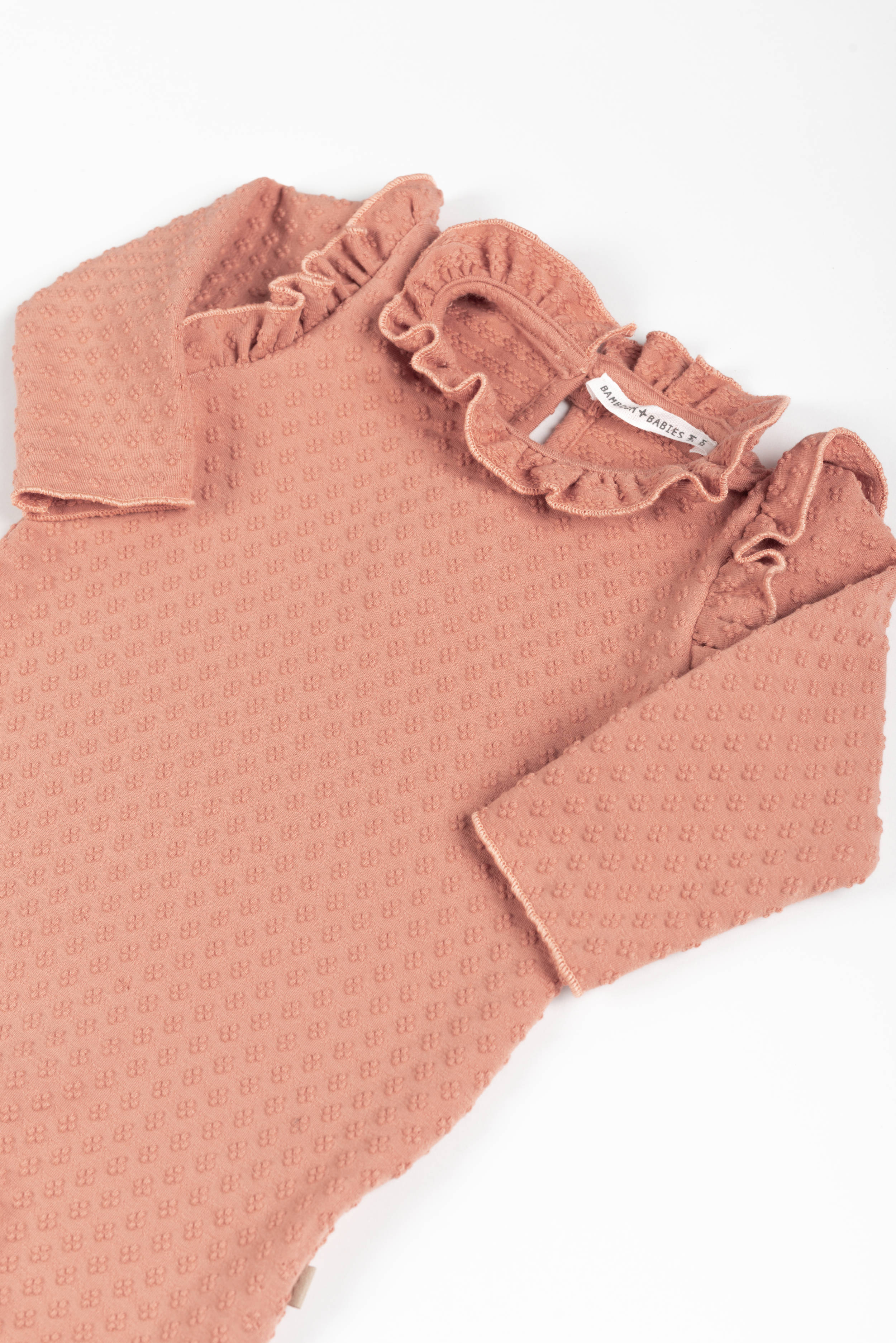 bamboom-tuta-dots-coral-276-tutina-bimba-jersey-bamb-e-cotone image 2