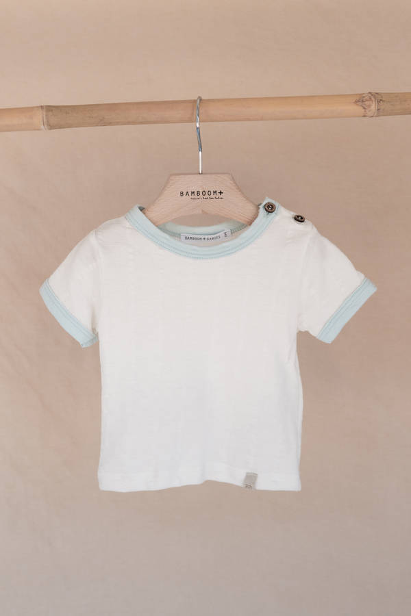 bamboom-shirt-bi-colore-water-petrol-513-maniche-corte-bimbo image 1