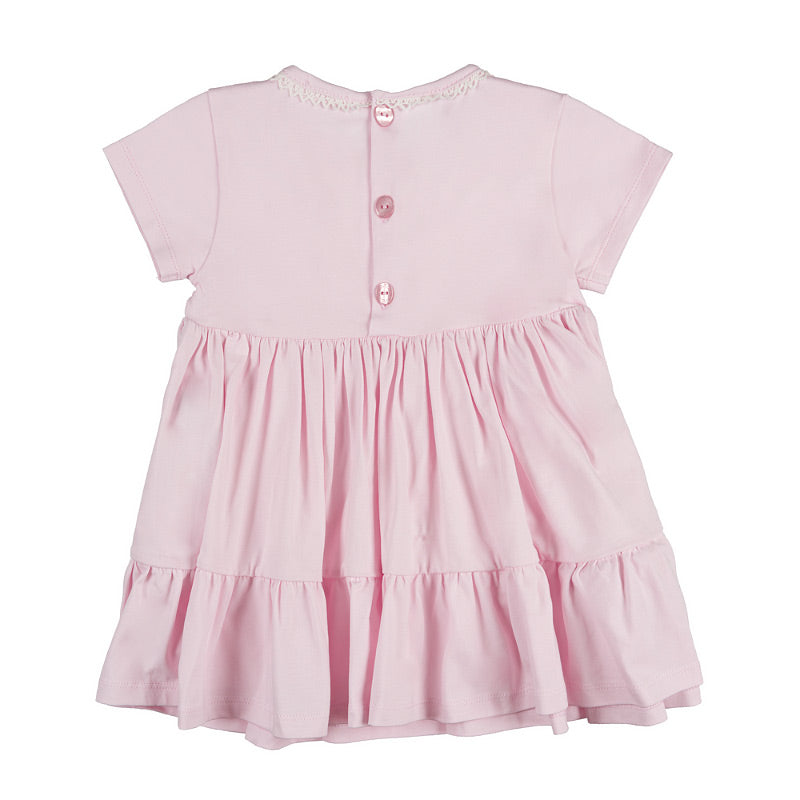 nanan-abito-rosa-mezza-manica-in-jersey-con-passamaneria image 3