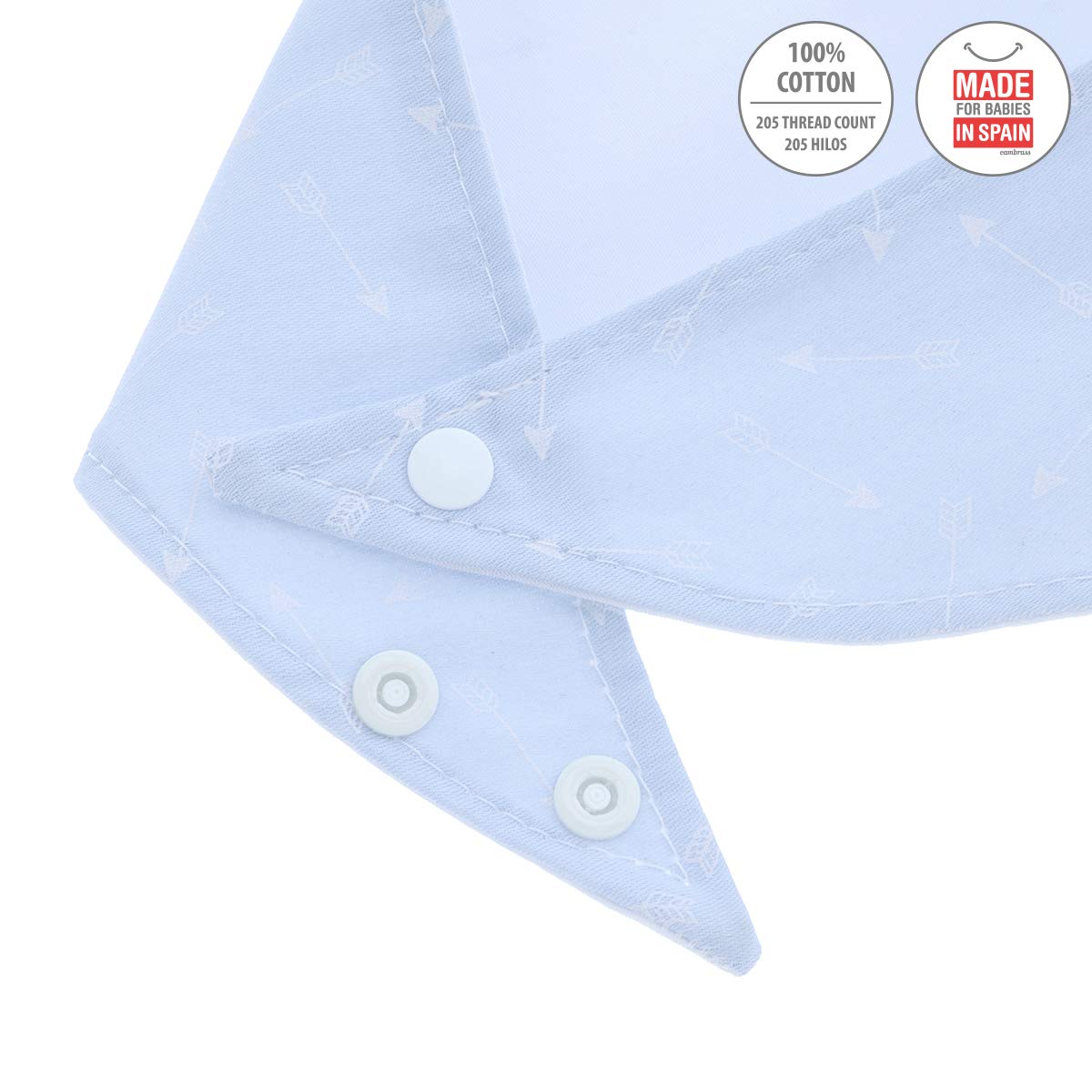cambrass-be-bib-tri-pack-bavaglino-bandana-zoe-blue-38x18-cm image 5
