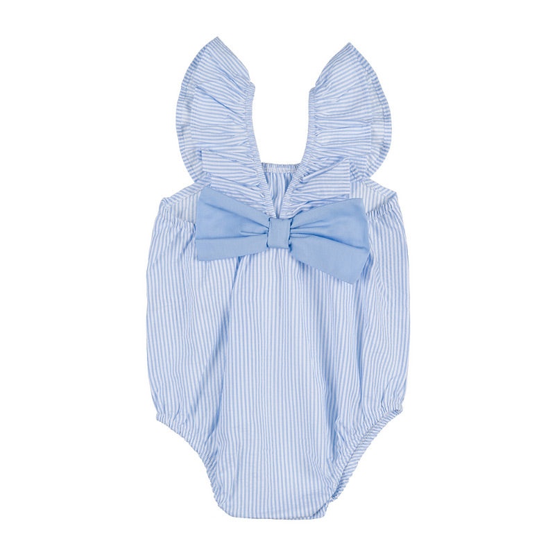nanan-pagliaccetto-a-righe-azzurre-con-fiocco-blu image 3