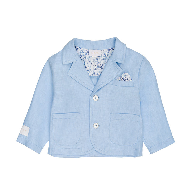 nanan-giacca-in-lino-azzurra-bimbo image 1
