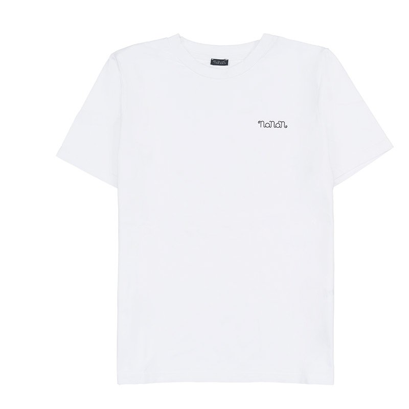 nanan-t-shirt-manica-corta-bianca-con-scritta image 2