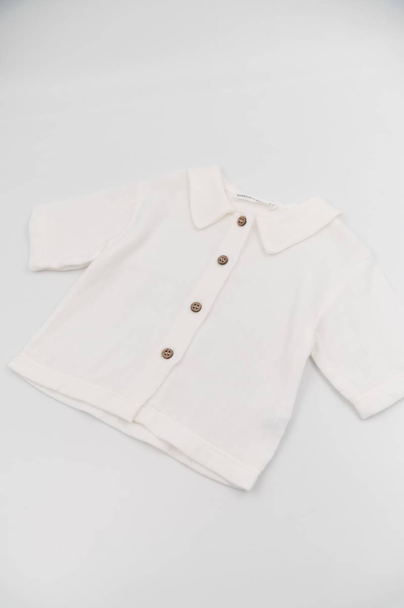 bamboom-camicia-maniche-corte-offwhite-111 image 2