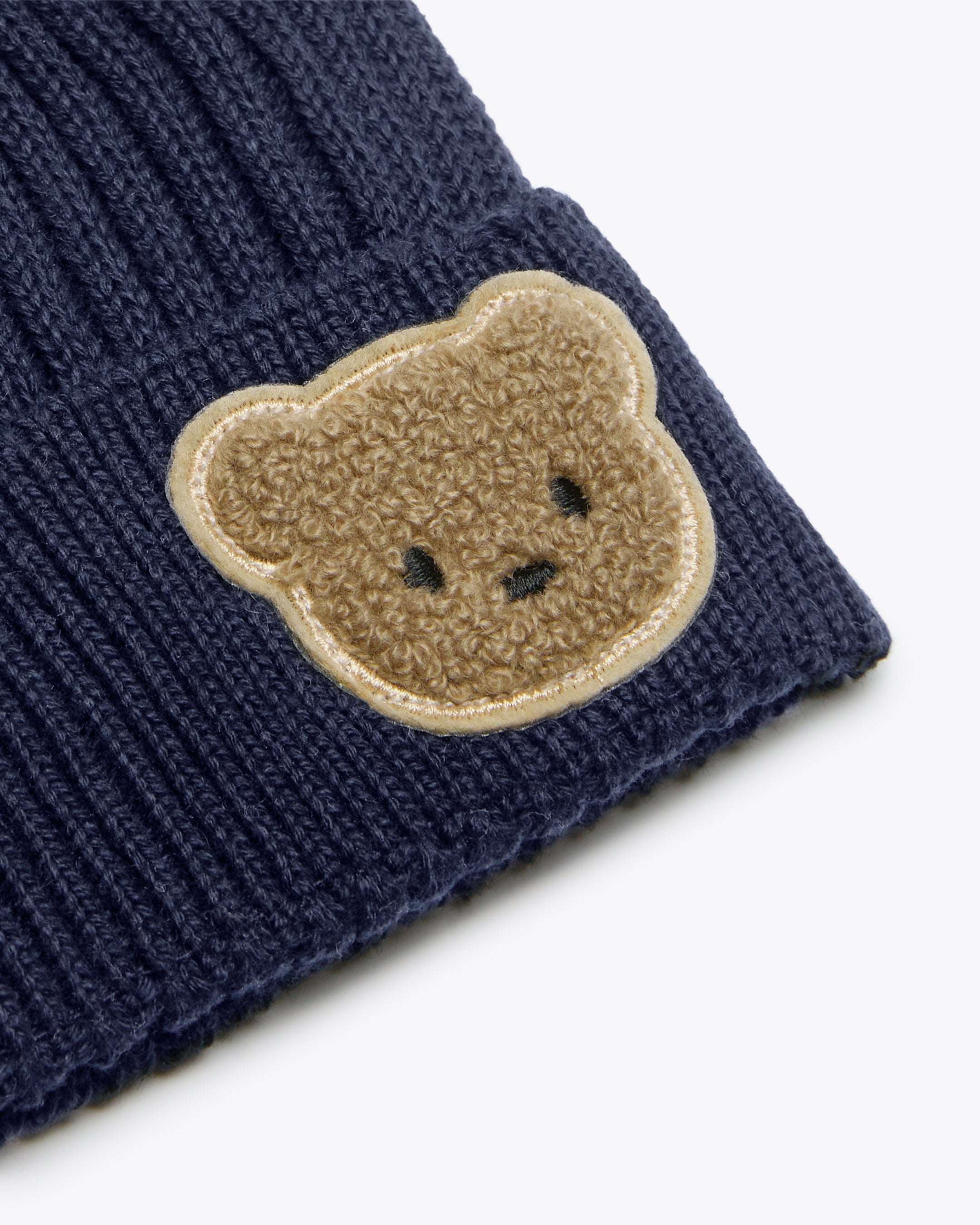 nanan-cappello-blu-in-filo-con-applicazione-tato image 2
