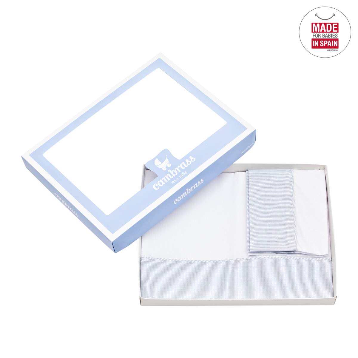 cambrass-35012-completo-cestone-3-pezzi-80x120-cm-azzurro-star image 2