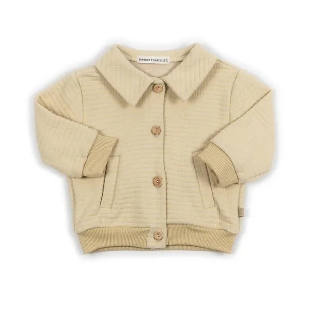 bamboom-giacca-bimbo-squares-almond-cream-273 image 1