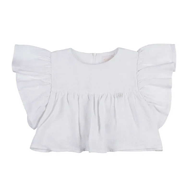 nanan-top-misto-lino-con-zip-posteriore image 1