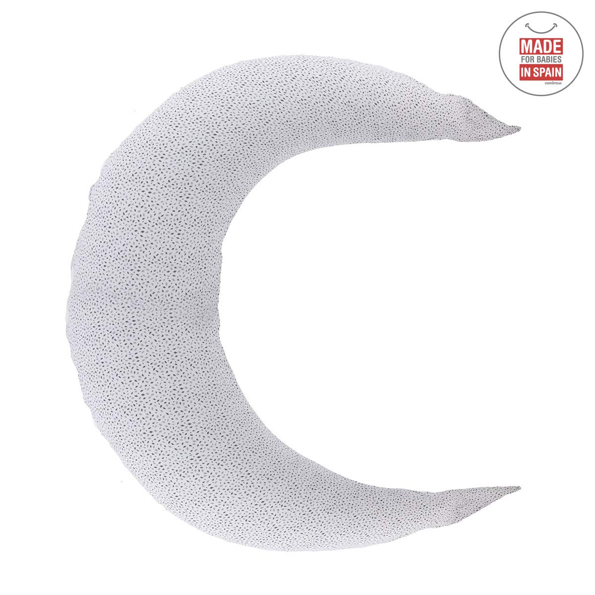 cambrass-moon-cuscino-allattamento-e-gravidanza-80x185x16-cm-grigio-leone image 2