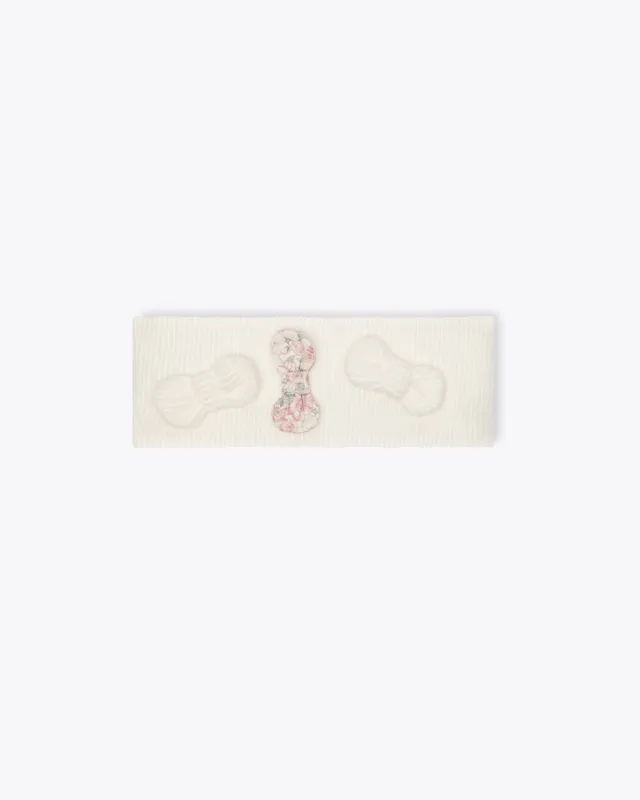 nanan-fascia-avorio-in-ciniglia-a-coste-con-fiocchetti image 1