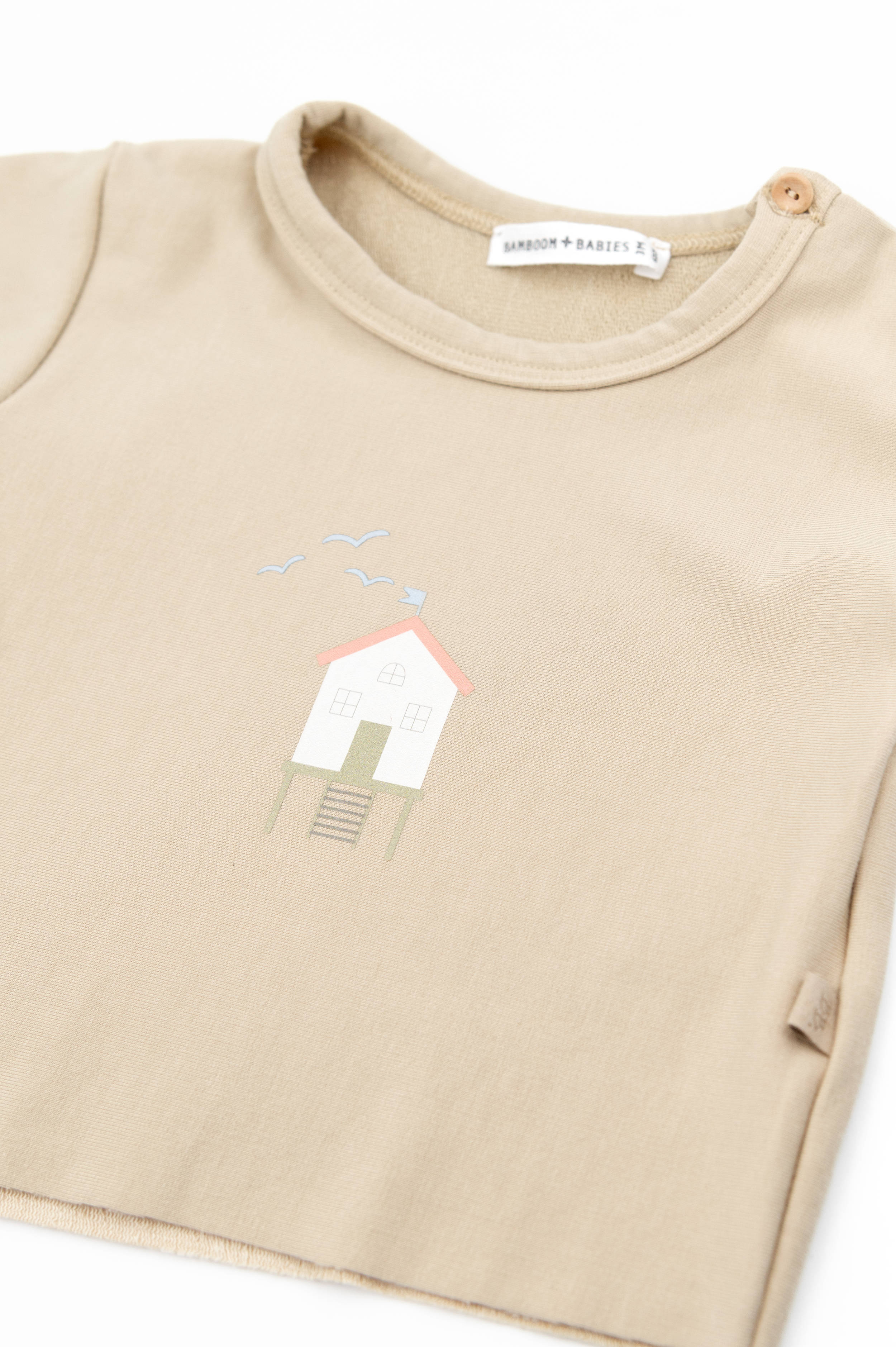 bamboom-shirt-con-stampa-light-mustard-279-manica-corta image 2