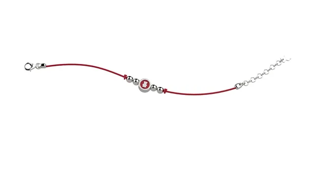 nanan-bijou-bracciale-argento-925-con-laccio-rosso-e-orsetto image 1