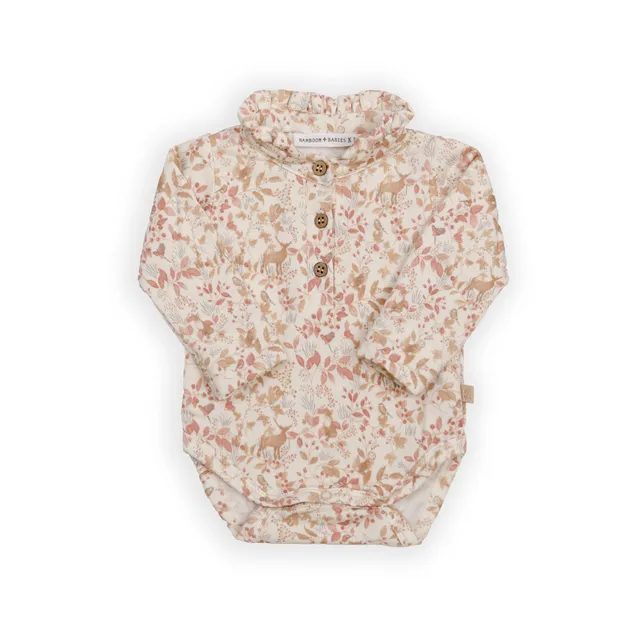 bamboom-body-a-polo-colletto-volant-print-autumn-forest-342 image 1