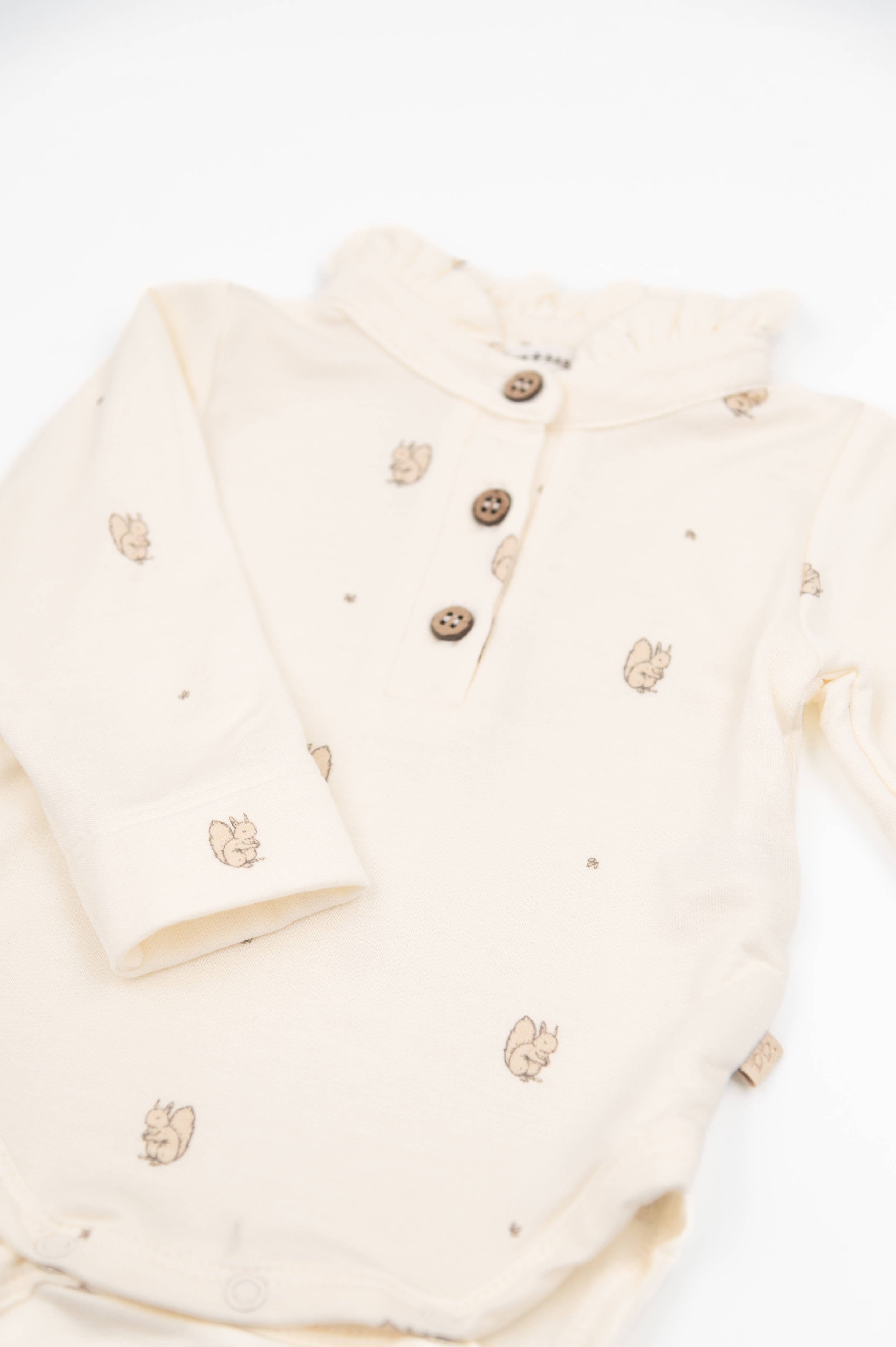 bamboom-body-a-polo-con-colletto-volant-print-squirrel-344 image 3
