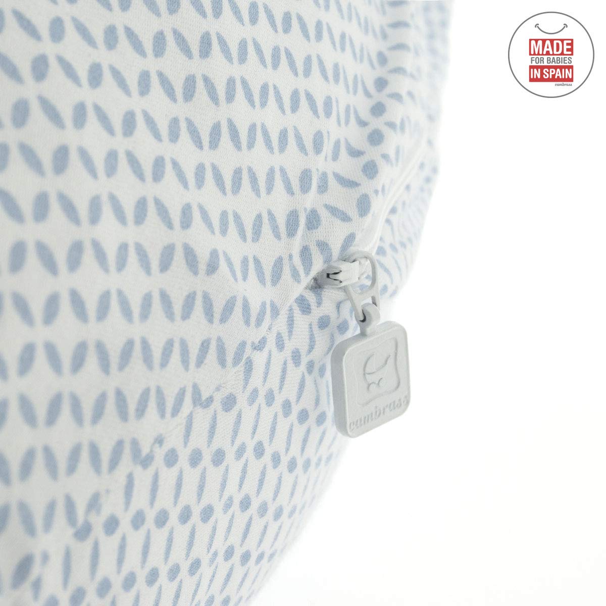 cambrass-moon-cuscino-allattamento-e-gravidanza-80x185x16-cm-giraffe-blue image 4