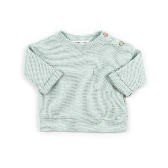 bamboom-maglia-bimbo-ocean-blu-200-maglia-waffle image 1